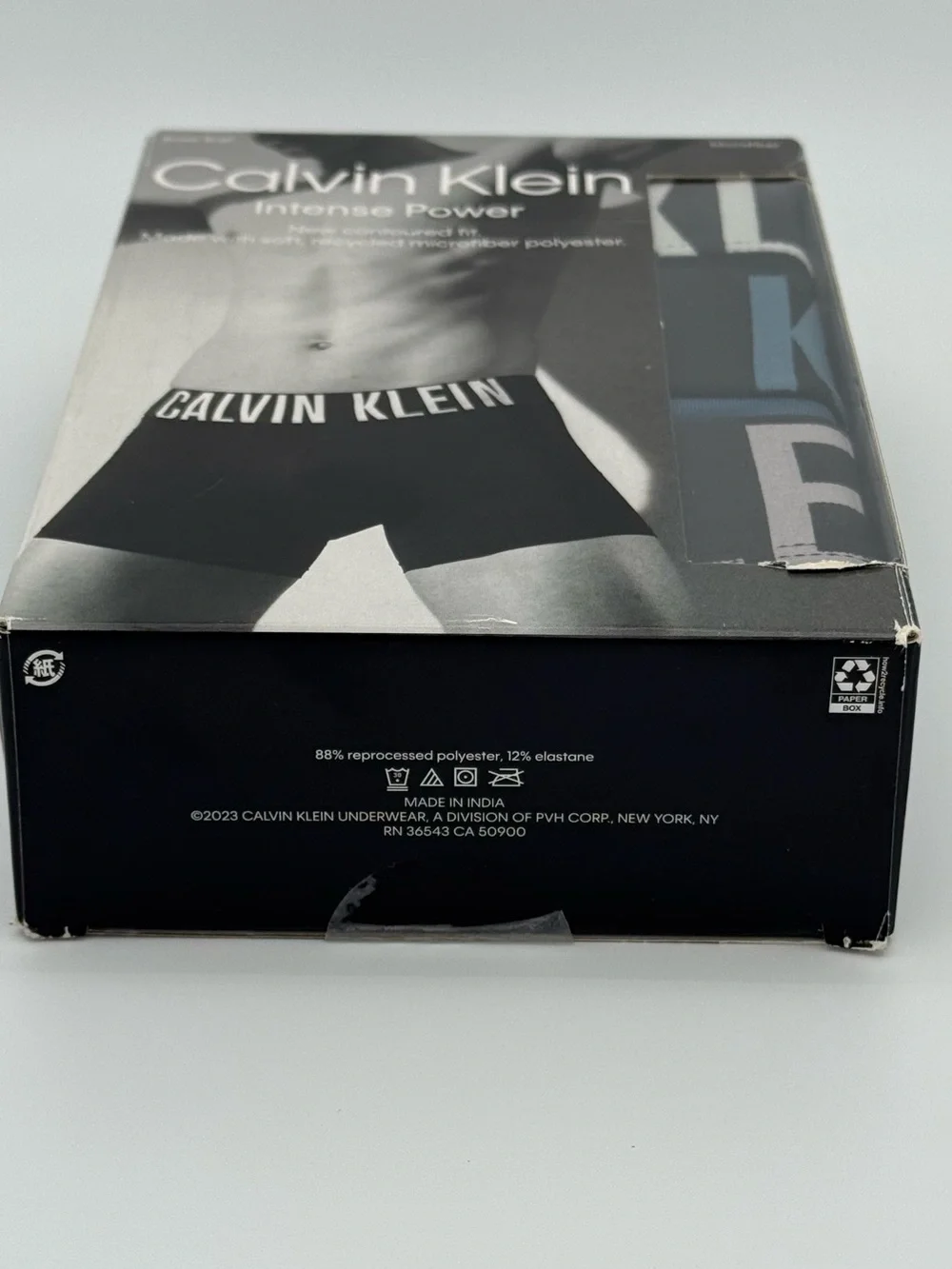 Calvin Klein Men's Boxer Briefs Trio Pack - Black & Gray Accents